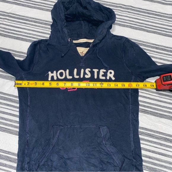 Hollister Womens Y2K Navy Surf Tour Hoodie Small - Picture 5 of 8